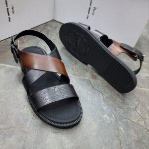 Premium Berluti Criss-Cross Sandals